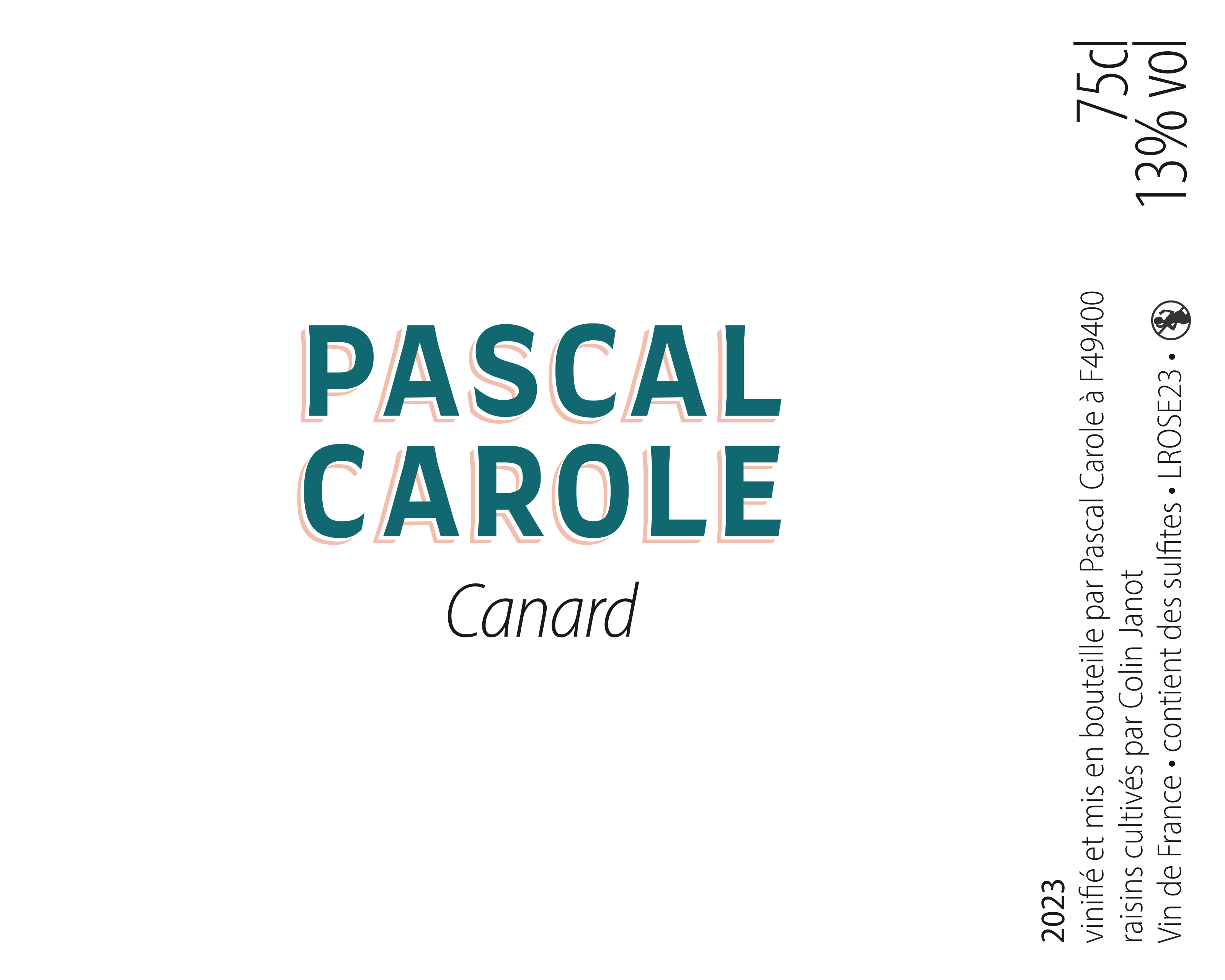 Canard 2023 label